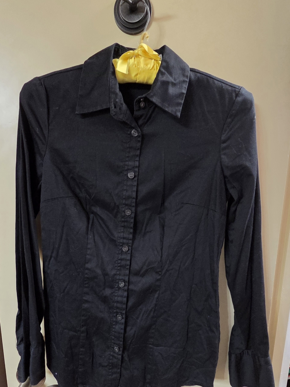 The Limited Black Button-Down Shirt